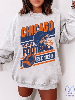 Vintage Chicago Bears Sweatshirt Chicago Bears Game Day Shirt Chicago Bears Football Shirt Sunday Chicago Chicago Bears T Shirt Hoodie Sweatshirt riracha 2