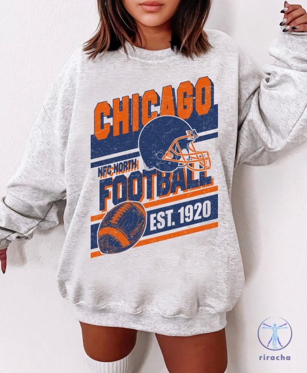 Vintage Chicago Bears Sweatshirt Chicago Bears Game Day Shirt Chicago Bears Football Shirt Sunday Chicago Chicago Bears T Shirt Hoodie Sweatshirt riracha 2