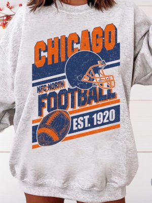 Vintage Chicago Bears Sweatshirt Chicago Bears Game Day Shirt Chicago Bears Football Shirt Sunday Chicago Chicago Bears T Shirt Hoodie Sweatshirt riracha 3