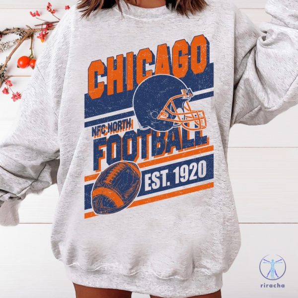 Vintage Chicago Bears Sweatshirt Chicago Bears Game Day Shirt Chicago Bears Football Shirt Sunday Chicago Chicago Bears T Shirt Hoodie Sweatshirt riracha 3