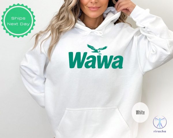 Eagles Wawa Sweatshirt Philadelphia Eagles Shirt Philly Wawa Hoodie Game Day Shirt Philadelphia Football Philadelphia Eagles T Shirt Hoodie riracha 1