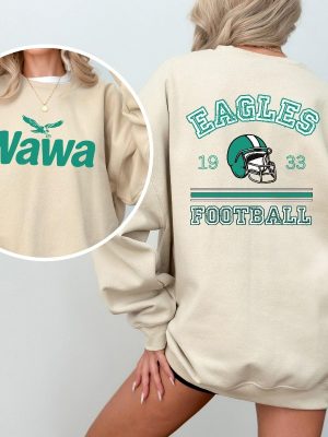 Eagles Wawa Sweatshirt Philadelphia Eagles Shirt Philly Wawa Hoodie Game Day Shirt Philadelphia Football Philadelphia Eagles T Shirt Hoodie riracha 2