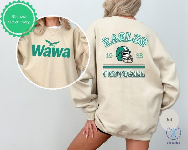 Eagles Wawa Sweatshirt Philadelphia Eagles Shirt Philly Wawa Hoodie Game Day Shirt Philadelphia Football Philadelphia Eagles T Shirt Hoodie riracha 2