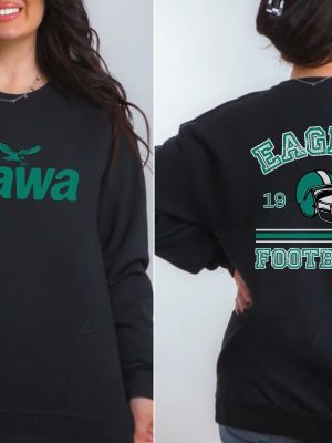 Eagles Wawa Sweatshirt Philadelphia Eagles Shirt Philly Wawa Hoodie Game Day Shirt Philadelphia Football Philadelphia Eagles T Shirt Hoodie riracha 5