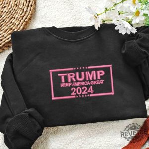 Embroidered Trump Sweatshirt Shirt Hoodie Maga Trump T Shirt Trump 2024 Embroidered Shirts Unique riracha 3