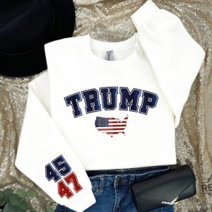 Trump 47 Crewneck Sweatshirt Trump Train Sweatshirt Trump 2024 3D Printed Shirt Hoodie Sweatshirt Donald Trump 47Th President Shirts Unique riracha 3