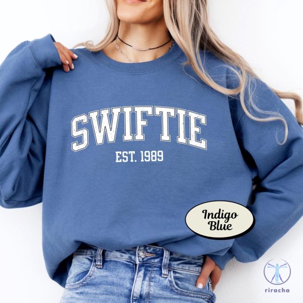 Swiftie Est 1989 Sweatshirt Vintage Taylor Swift Sweatshirt Swiftie Sweatshirt Hoodie T Shirt riracha 3