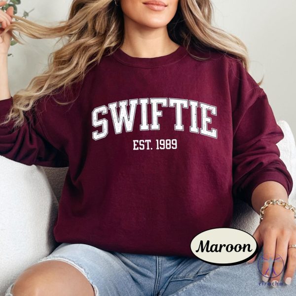 Swiftie Est 1989 Sweatshirt Vintage Taylor Swift Sweatshirt Swiftie Sweatshirt Hoodie T Shirt riracha 5