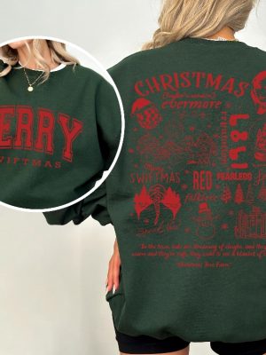 Merry Swiftmas Crewneck Sweatshirt Hoodie T Shirt Unique riracha 5