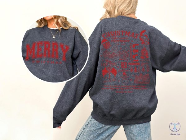 Merry Swiftmas Crewneck Sweatshirt Hoodie T Shirt Unique riracha 6