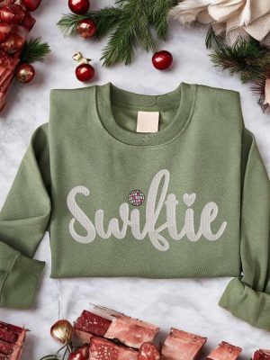 Swiftie Embroidered Sweatshirt T Shirt Hoodie Christmas Taylor Swift Embroidered Shirt Unique riracha 4