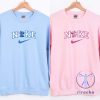 Disney Stitch Angel Nike Couple Christmas Embroidered Sweatshirt T Shirt Hoodie Unique riracha 1