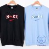 Cars Nike Couple Christmas Embroidered Sweatshirt T Shirt Hoodie riracha 1