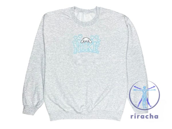 Nike Cinnamoroll Embroidered Sweatshirt Hoodie T Shirt Gift For Family Gift For Man Gift For Woman Unique riracha 3