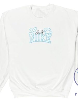 Nike Cinnamoroll Embroidered Sweatshirt Hoodie T Shirt Gift For Family Gift For Man Gift For Woman Unique riracha 4