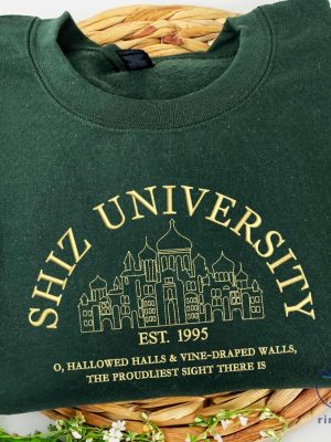 Shiz University Embroidered Sweatshirt Shirt Hoodie Elphaba And Glinda Shirt Wicked Defying Gravity Changed For Good Christmas Shirt Gift For Friend riracha 2