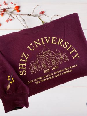 Shiz University Embroidered Sweatshirt Shirt Hoodie Elphaba And Glinda Shirt Wicked Defying Gravity Changed For Good Christmas Shirt Gift For Friend riracha 3