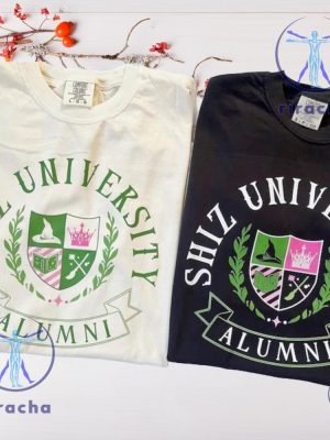 Shiz University Alumni Embroidered Shirt Crewneck Sweatshirt Cute Wicked Musical Inspired Apparel Shiz University Alumni Wicked Embroidered Shirt riracha 5 1