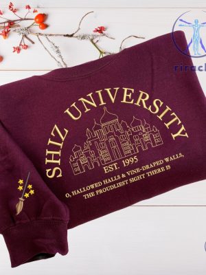 Shiz University Embroidered Sweatshirt Shirt Hoodie Elphaba And Glinda Shirt Wicked Defying Gravity Changed For Good Christmas Shirt Gift For Friend riracha 3 1