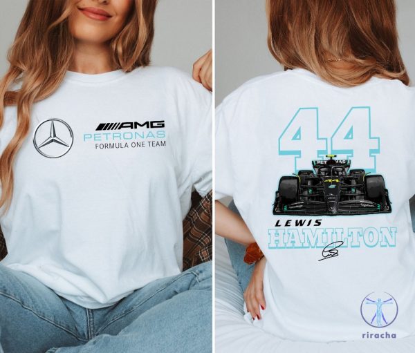 Mercedes Amg Petronas F1 Team Shirt Formula 1 44 Lewis Hamilton Shirt Hamilton Mercedes F1 Team Shirt Hoodie Sweatshirt Unique riracha 2