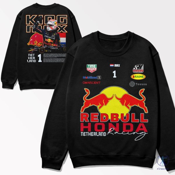 Formula 1 F1 Redbull Honda Racing Shirt F1 Redbull Max Verstappen Shirt Hoodie Sweatshirt Redbull Formula 1 Merch riracha 1