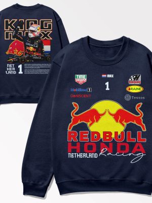 Formula 1 F1 Redbull Honda Racing Shirt F1 Redbull Max Verstappen Shirt Hoodie Sweatshirt Redbull Formula 1 Merch riracha 3