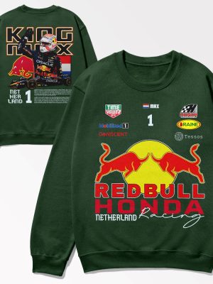 Formula 1 F1 Redbull Honda Racing Shirt F1 Redbull Max Verstappen Shirt Hoodie Sweatshirt Redbull Formula 1 Merch riracha 4