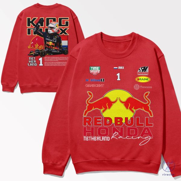 Formula 1 F1 Redbull Honda Racing Shirt F1 Redbull Max Verstappen Shirt Hoodie Sweatshirt Redbull Formula 1 Merch riracha 5