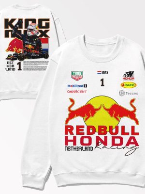 Formula 1 F1 Redbull Honda Racing Shirt F1 Redbull Max Verstappen Shirt Hoodie Sweatshirt Redbull Formula 1 Merch riracha 6