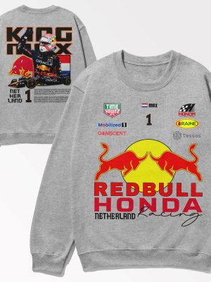 Formula 1 F1 Redbull Honda Racing Shirt F1 Redbull Max Verstappen Shirt Hoodie Sweatshirt Redbull Formula 1 Merch riracha 8