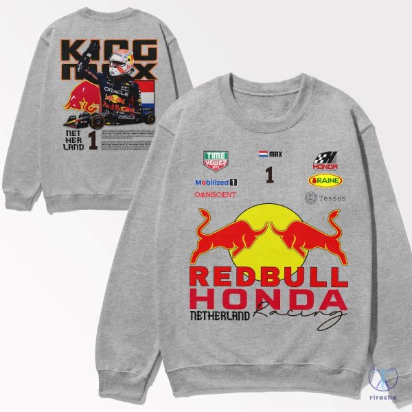 Formula 1 F1 Redbull Honda Racing Shirt F1 Redbull Max Verstappen Shirt Hoodie Sweatshirt Redbull Formula 1 Merch riracha 8