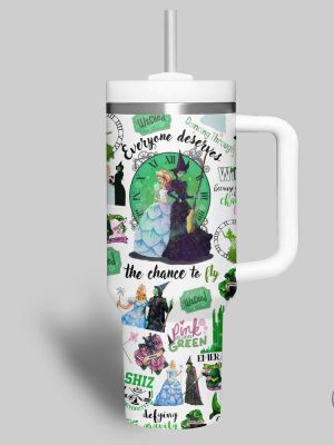 Wicked Movie Musical Defying Gravity Tumbler Wicked Shiz University Tumbler Wicked Broadway Quotes Accessories Wicked 40 Oz Tumbler New riracha 2