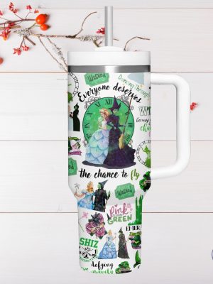 Wicked Movie Musical Defying Gravity Tumbler Wicked Shiz University Tumbler Wicked Broadway Quotes Accessories Wicked 40 Oz Tumbler New riracha 5