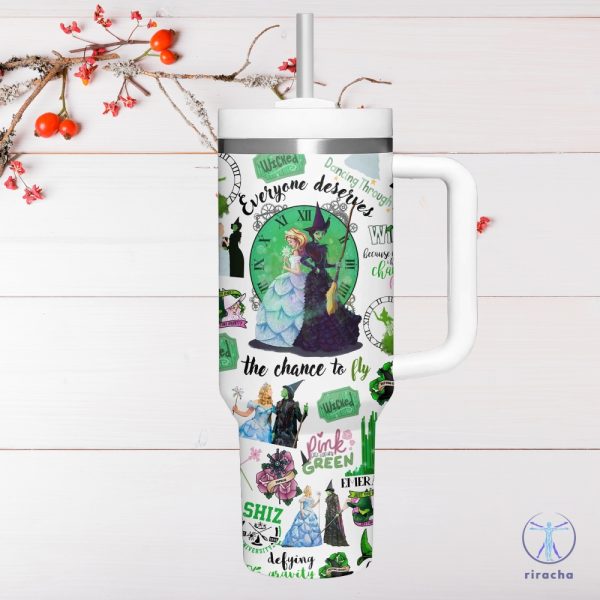 Wicked Movie Musical Defying Gravity Tumbler Wicked Shiz University Tumbler Wicked Broadway Quotes Accessories Wicked 40 Oz Tumbler New riracha 5