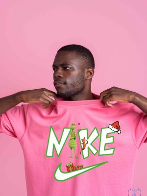 The Grinch Nike Sweatshirt T Shirt Hoodie Xmas Christmas Gift For Her Gift For Him New riracha 3