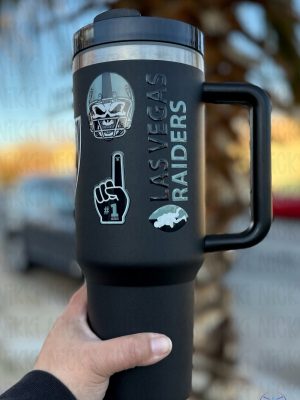 Las Vegas Raiders 40 Oz Tumbler Lv Raiders Stanley Cup Las Vegas Raiders Inspired Tumbler Gift For Las Vegas Raiders Fan Gift For Him Her riracha 2