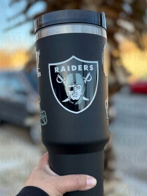 Las Vegas Raiders 40 Oz Tumbler Lv Raiders Stanley Cup Las Vegas Raiders Inspired Tumbler Gift For Las Vegas Raiders Fan Gift For Him Her riracha 3