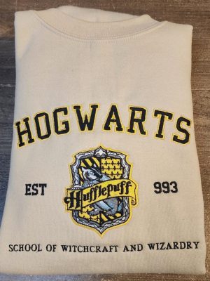 Harry Potter Hogwarts Houses Gryffindor Slytherin Ravenclaw Hufflepuff Custom Embroidered Sweatshirt Hoodie T Shirt Unique New riracha 5