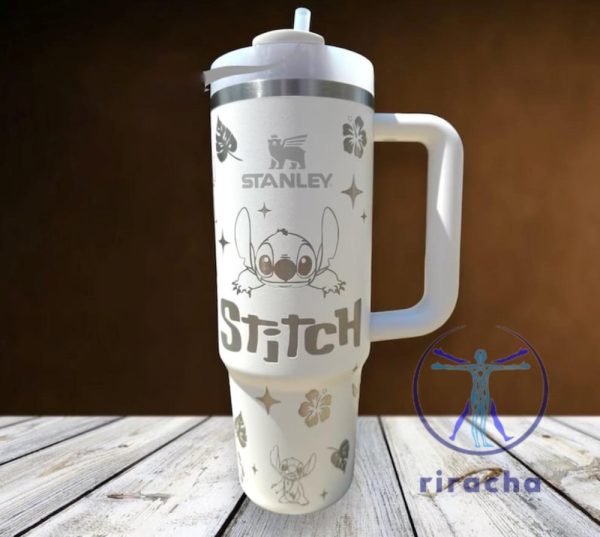 Stitch Lilo And Stitch Tumbler 40 Oz Christmas Stitch Stanley Cup Christmas Gift For Mom Gift For Daughter Stitch Lover Gift Unique riracha 1