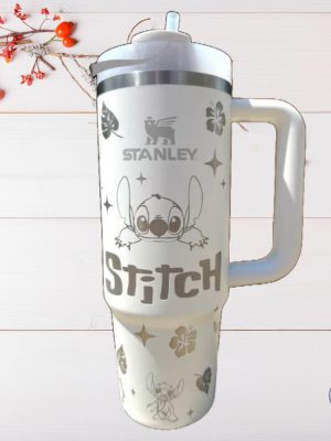 Stitch Lilo And Stitch Tumbler 40 Oz Christmas Stitch Stanley Cup Christmas Gift For Mom Gift For Daughter Stitch Lover Gift Unique riracha 4