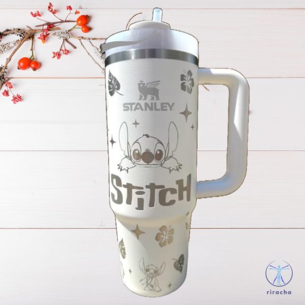 Stitch Lilo And Stitch Tumbler 40 Oz Christmas Stitch Stanley Cup Christmas Gift For Mom Gift For Daughter Stitch Lover Gift Unique riracha 4