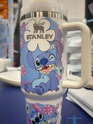 Stitch Stanley 40 Oz Tumbler Stitch Stanley Cup 40 Oz Stitch Tumbler With Handle Gift For Mom Gift For Her Unique riracha 2