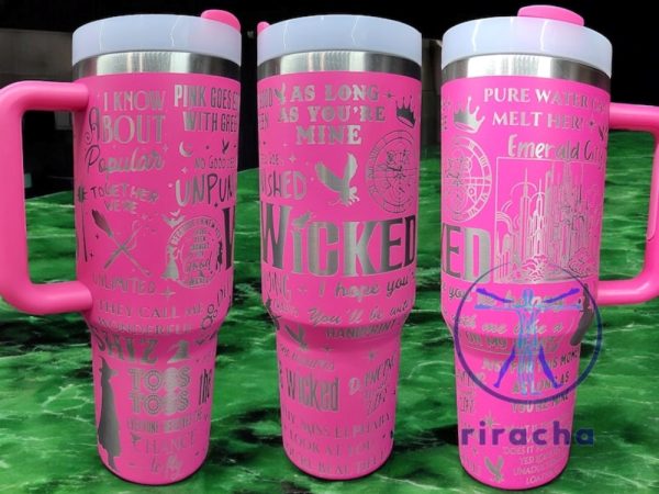 Changed For Good Wicked Movie 40 Oz Tumbler Stanley Cup Gifts For Fan Gift For Daughter Gift For Son Men Women Unique riracha 1