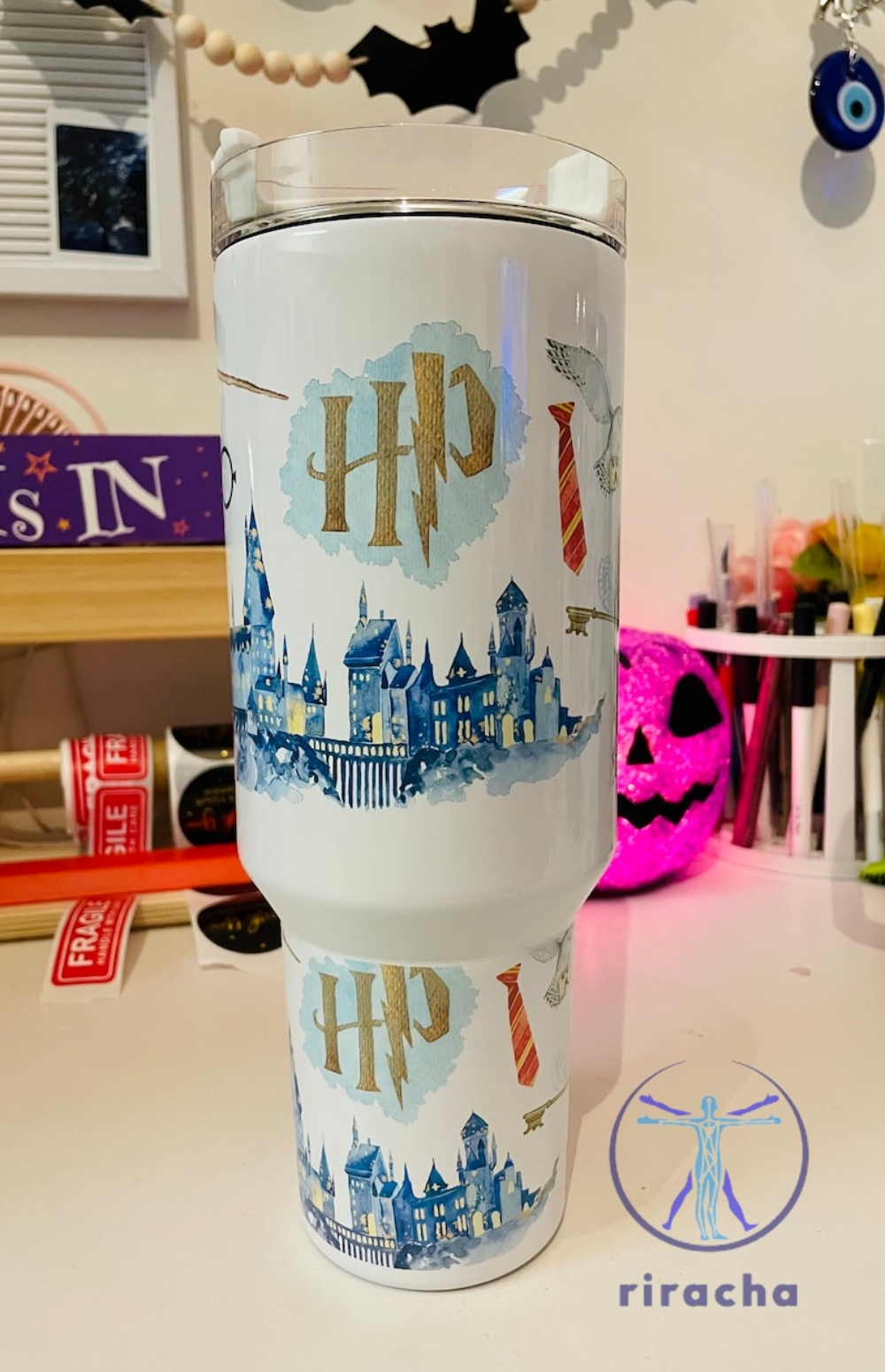 Harry Potter Magic World 40 Oz Quencher Tumbler Stanley Cup Gift For Harry Potter Fan Gift For Men Women Son Daughter Unique