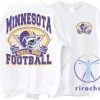 Minnesota Vikings Football Sweatshirt Hoodie Sweatshirt Graphic Tee Gift For Football Fan Retro Style 90S Vintage Unisex Crewneck Tee Gifts riracha 1