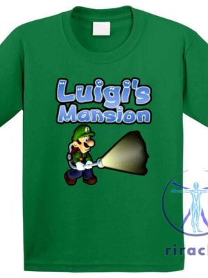 Luigis Mansion Super Mario Cool Fun T Shirt Sweatshirt Hoodie Gift For Super Mario Fan Gift For Men Women Daughter Son Unique Tee Christmas Gifts riracha 2