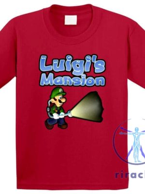 Luigis Mansion Super Mario Cool Fun T Shirt Sweatshirt Hoodie Gift For Super Mario Fan Gift For Men Women Daughter Son Unique Tee Christmas Gifts riracha 4