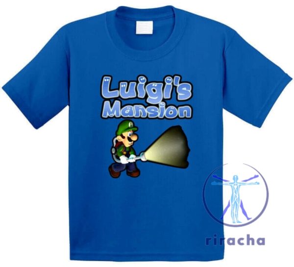 Luigis Mansion Super Mario Cool Fun T Shirt Sweatshirt Hoodie Gift For Super Mario Fan Gift For Men Women Daughter Son Unique Tee Christmas Gifts riracha 5