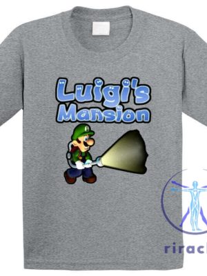 Luigis Mansion Super Mario Cool Fun T Shirt Sweatshirt Hoodie Gift For Super Mario Fan Gift For Men Women Daughter Son Unique Tee Christmas Gifts riracha 6