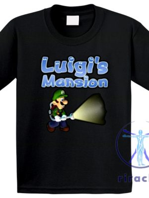 Luigis Mansion Super Mario Cool Fun T Shirt Sweatshirt Hoodie Gift For Super Mario Fan Gift For Men Women Daughter Son Unique Tee Christmas Gifts riracha 7